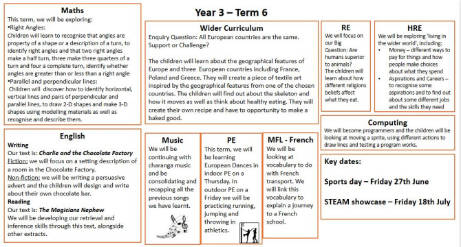 Yr3 term 6